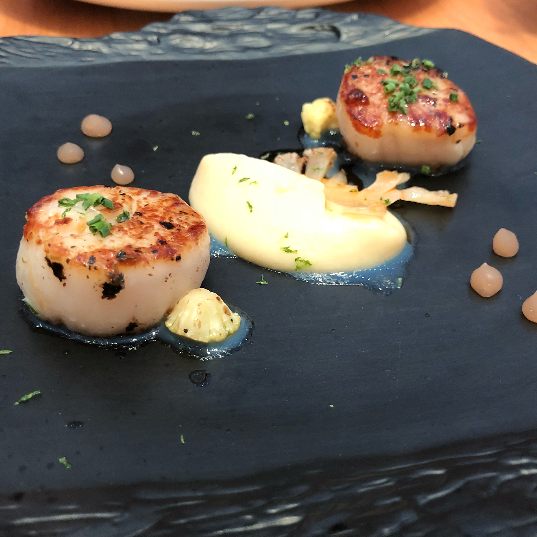 Steak and Scallops at Grill 58. The scallops are amazing. Definitely try the Sweet… (2)