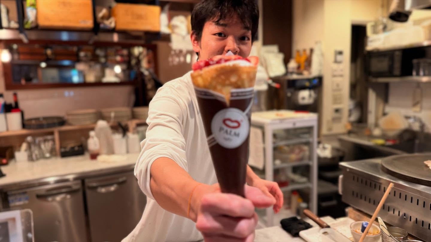 Pretty good #japanese #crêpe #handmade by the owner and operator in the #Fukushima area… (4)