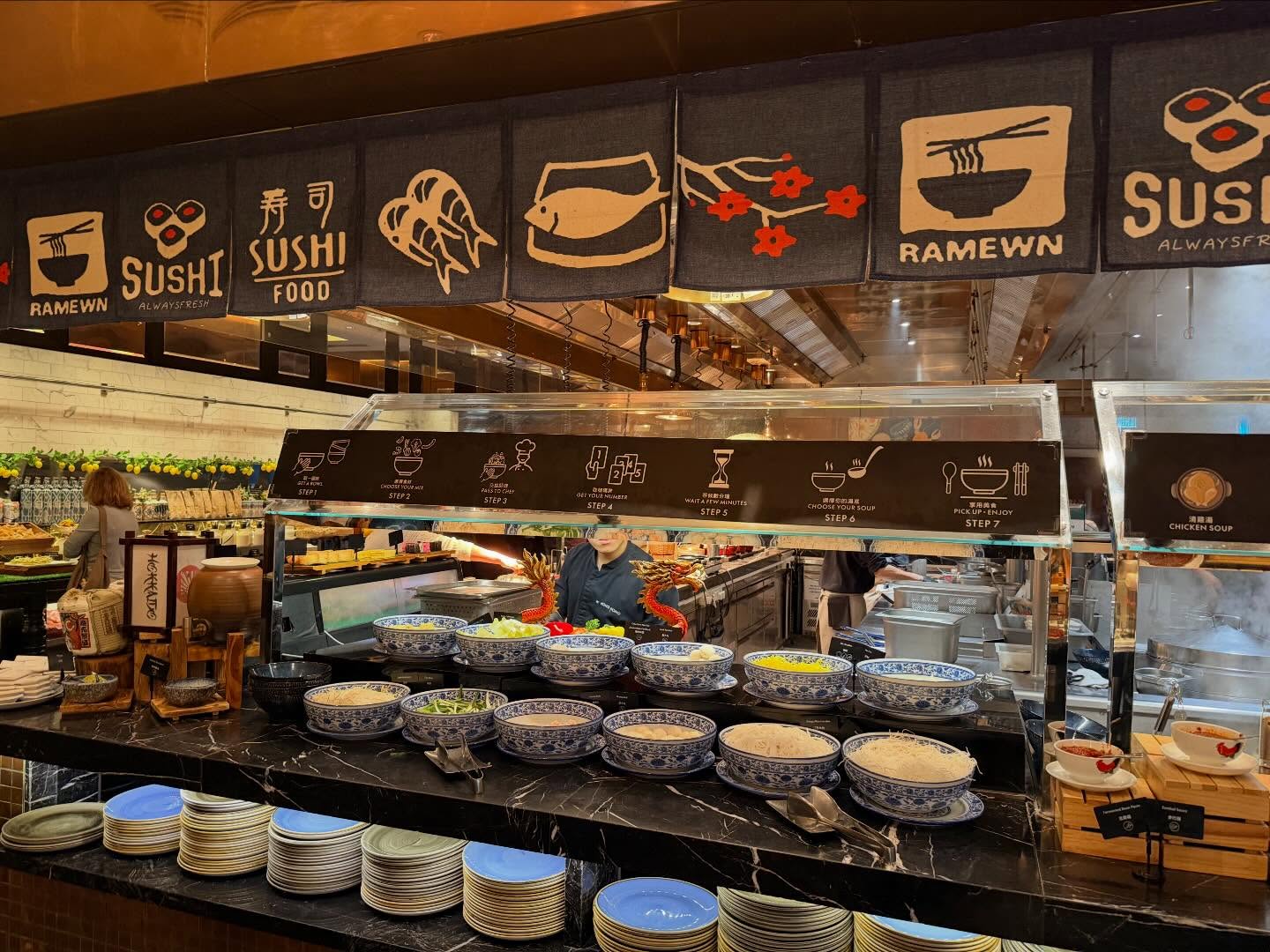 Breakfast buffet @whongkong Must say this is much fancier place than @wmacaustudiocity.… (6)
