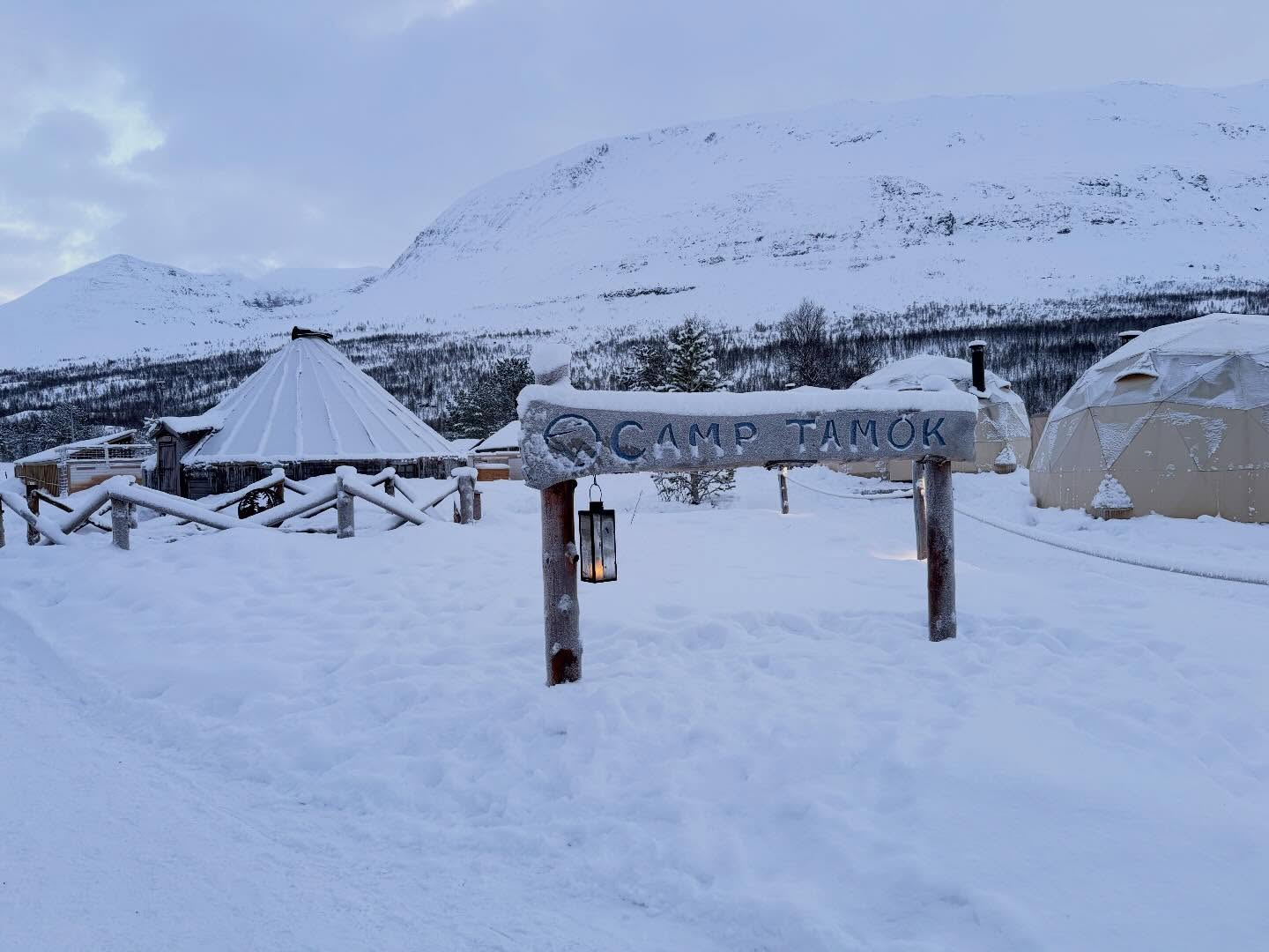Went Snowmobiling for the first time at camptamok Got to have some favorable Norwegian and (9)